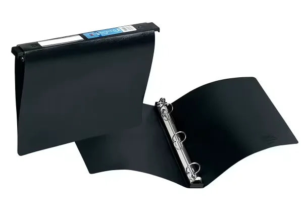 Avery&reg; Hanging Storage Binder, 1" Round Rings, 175-Sheet Capacity, Black (14801)