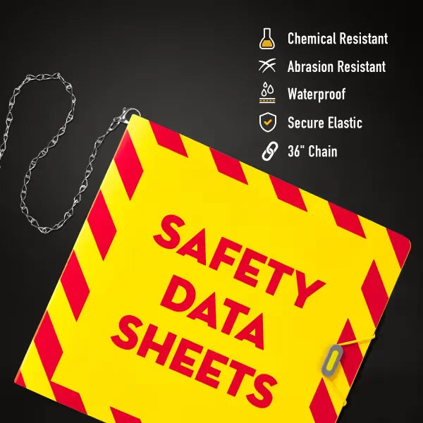 UltraDuty&trade; SDS Binder with Chain, Durable 3 Ring Poly Binder, 3" Slant Rings, 735-Sheet Capacity (77713)