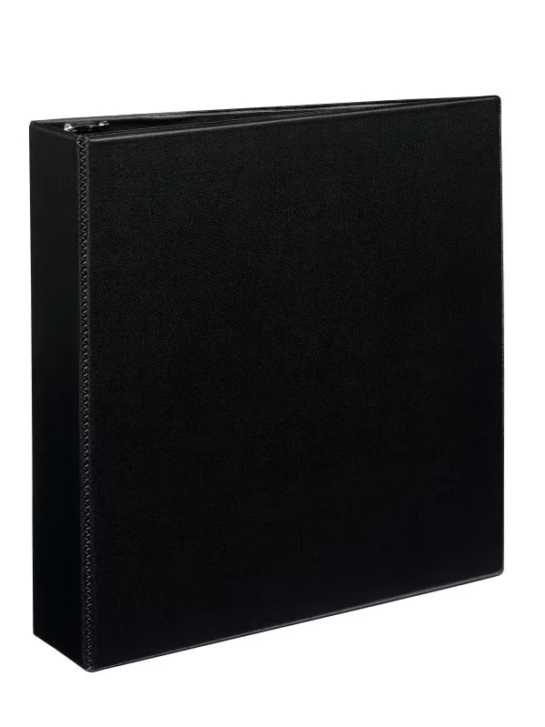 Avery&reg; Durable Binder, 2" Slant Rings, 500-Sheet Capacity, DuraHinge&trade;, Black (27550)