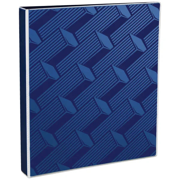 Avery&reg; Dual Effect Heavy-Duty 3 Ring Binder, 1 Inch Slant Rings, Navy Blue Binder (3220)
