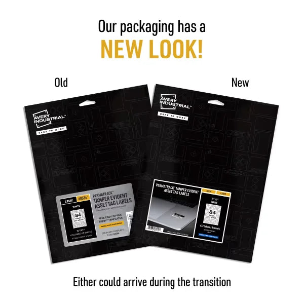 Avery&reg; PermaTrack&reg; Tamper-Evident Asset Tag Labels, 1/2" x 1", 672 Labels (60534)