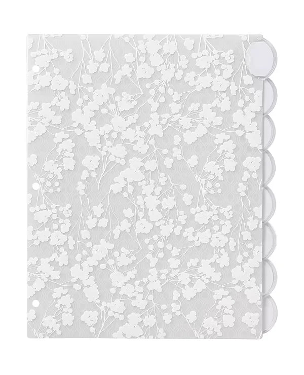 Avery&reg; Style Edge&trade; Insertable Plastic Dividers, 8-Tab Set, Assorted Designs (11291)