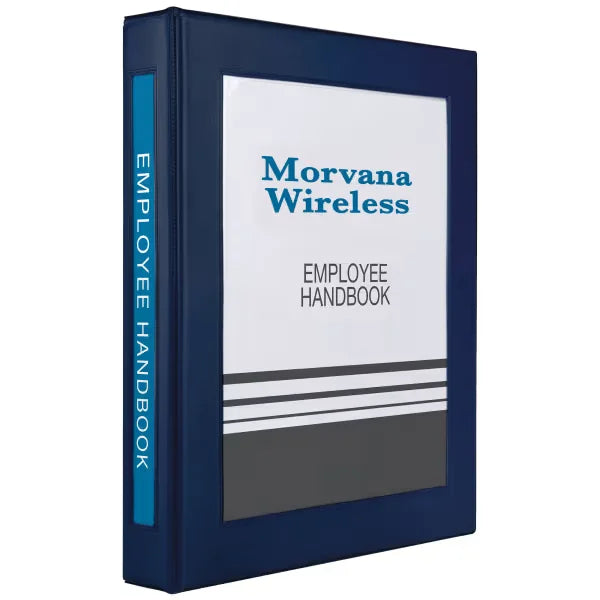 Avery&reg; Framed View Binder, 1" One-Touch Rings, 275-Sheet Capacity, Navy Blue, (68055)