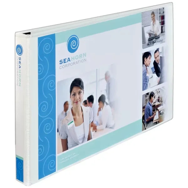 Avery&reg; Heavy-Duty View Binder, 1" Slant Rings, 250-Sheet Capacity, 11" x 17", White (72124)