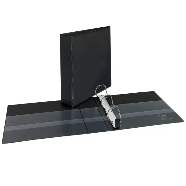 Avery&reg; Heavy-Duty View Binder, 2" One Touch Slant Rings, 530-Sheet Capacity, 2.8 Inch Wide Spine, Black (05500)