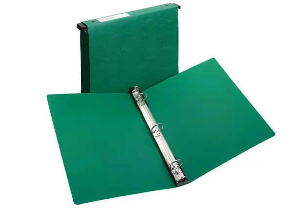 Avery&reg; Hanging Storage Binder, 1" Round Rings, 175-Sheet Capacity, Green (14802)