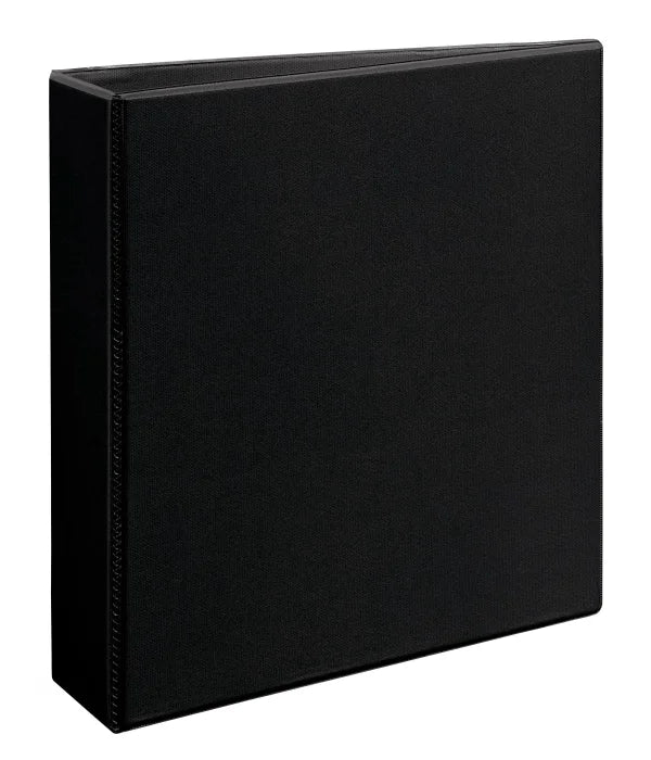 Avery&reg; Heavy-Duty View Binder, 2" One Touch Slant Rings, 530-Sheet Capacity, DuraHinge&trade;, Black (79692)