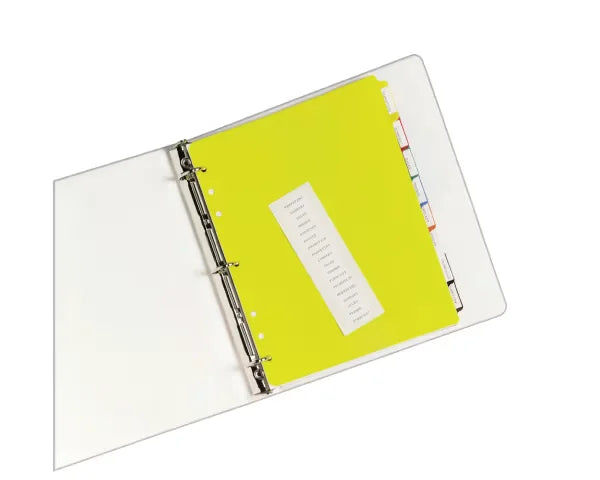 Avery&reg; Heavy-Duty Plastic Dividers, 8-Tab Set, Multicolor (23084)