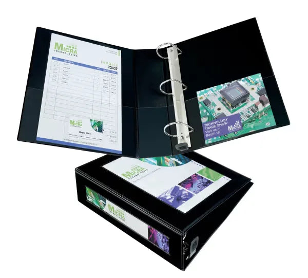 Avery&reg; Framed View Binder with 3" One-Touch Rings, 670-Sheet Capacity, Black (68037)